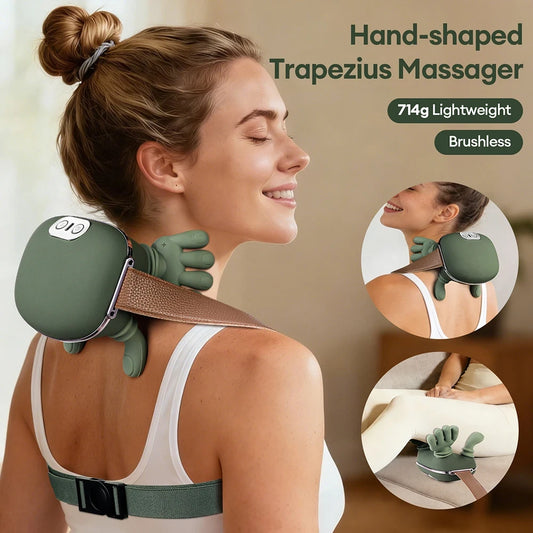 KppeX New Model Neck Massagers Pillow with Heat for Pain Relief Deep‑Tissue